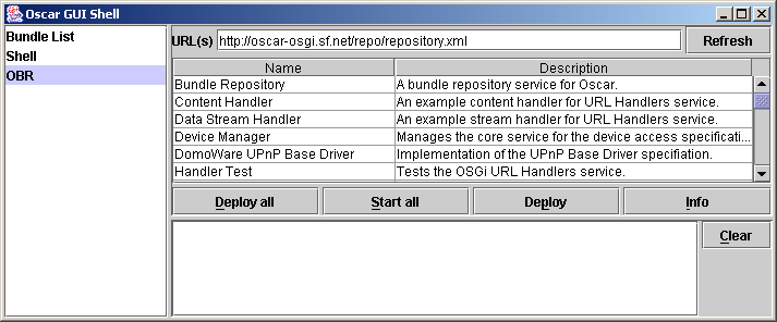 Shell GUI - OBR plugin