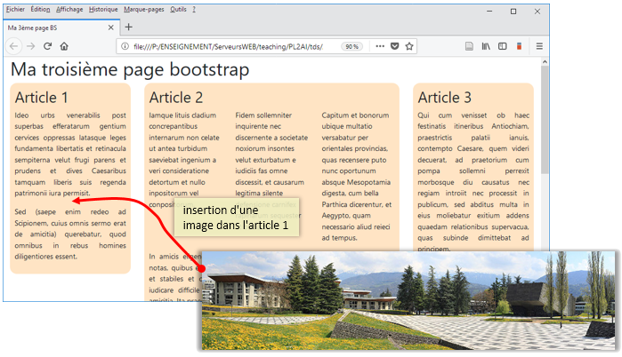 insertion d'une image maPage3.html