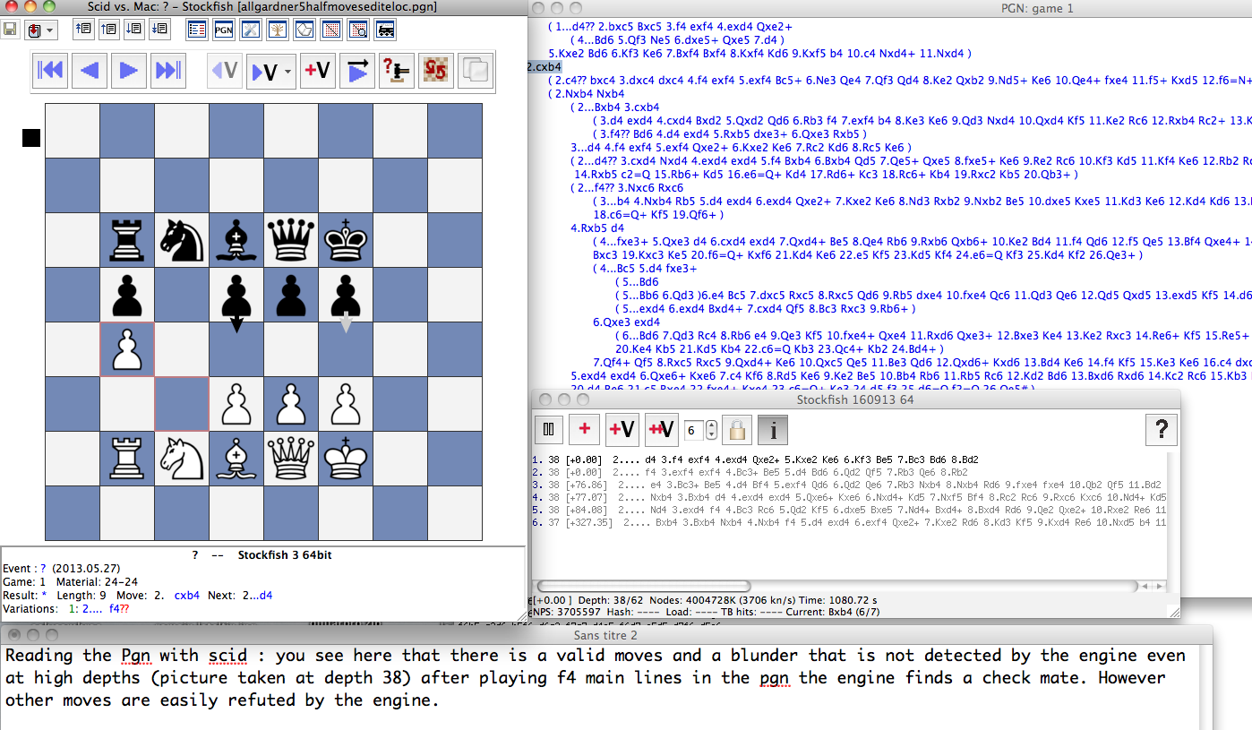 Scid Mac and Stockfish - Chess Forums 